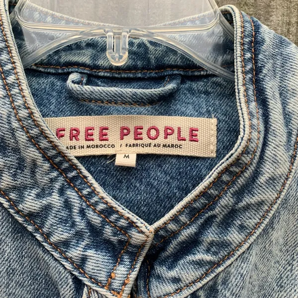 Free People Aubrey Jean Jacket - Image 9
