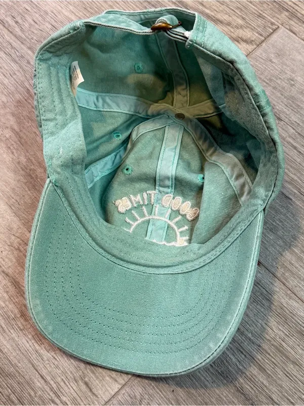 Good Times & Tan Lines Unisex Teal Unbranded Baseball Cap Adjustable OS - Image 3