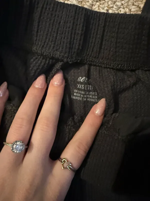 Aerie Waffle Knit Joggers Cargo - Image 3