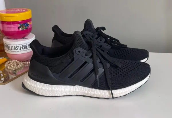 Adidas Black Ultra Boost Tennis Shoe - Image 2