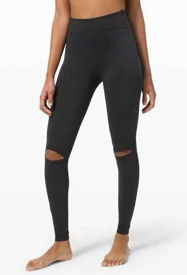 Leggings Force Within High Rise Tight Black W5CHKS Full Length 28” Sz4 - Image 9