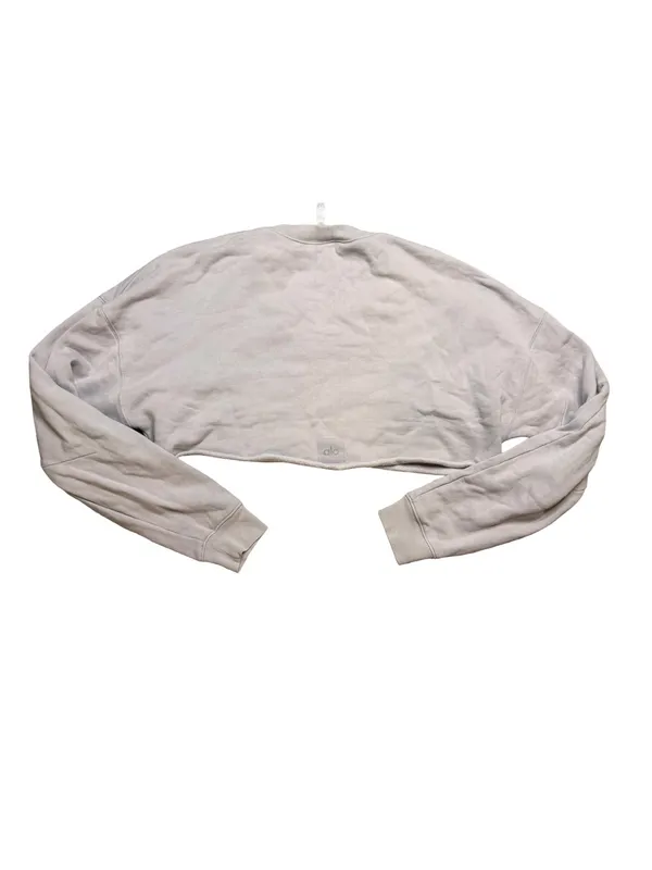 💜 Alo Yoga Cropped Fleece Sweatshirt Light Purple Size Small 💜‎ - Image 5