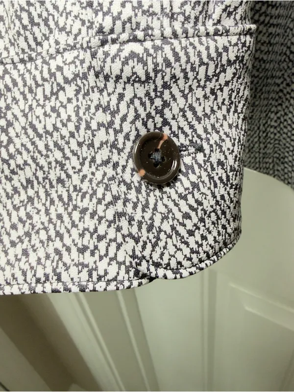Athleta‎ Women Large Braiden Textured Shirt Jacket Shacket Granolachic Normcore - Image 10