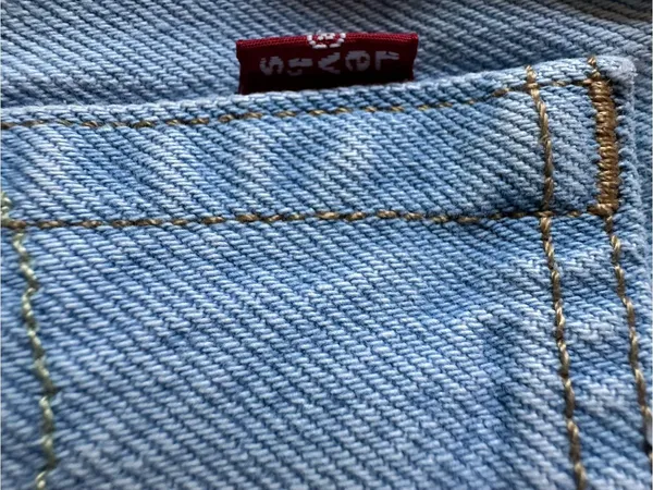 Levi’s 501 denim light wash shorts with distressing, size 29 - Image 5
