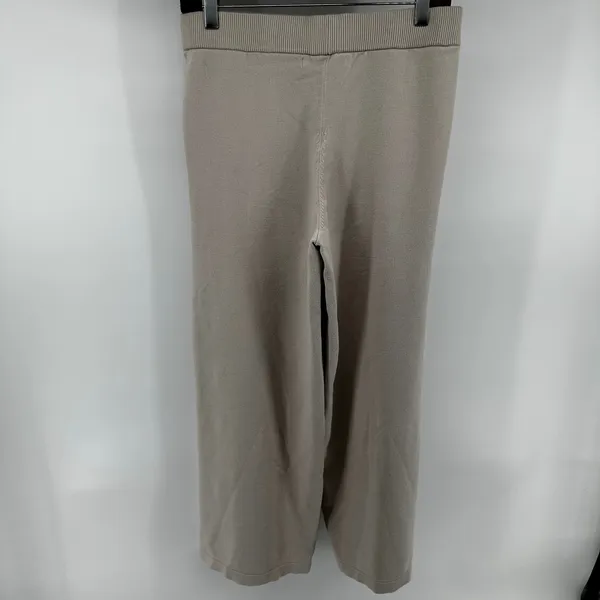 One Grey Day Toni Wide Leg Pants Pull On High Waist Lounge Canvas Beige L NWOT - Image 6