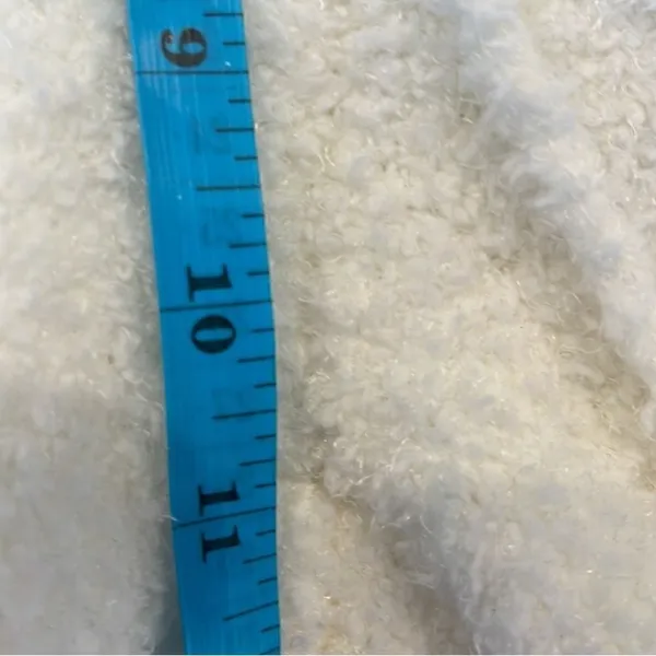 NWT Garage White Soft Fuzzy Shorts - Image 9