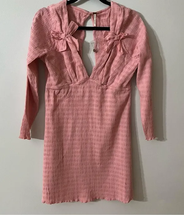 NWOT Free People Women's Palina Mini Dress Sz L - Image 4