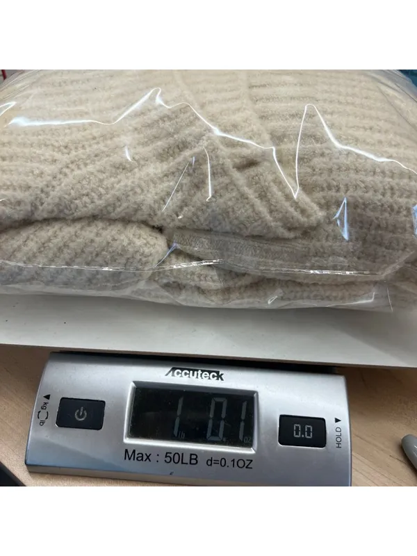 Bobeau Cream Beige Ribbed Knit Pullover Sweater Size Large Quiet Luxury - Image 13