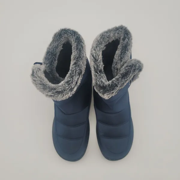 BERANMEY Women’s Waterproof Winter Boots Mid-Calf Fleece Lined Anti-Slip Sole - Image 5