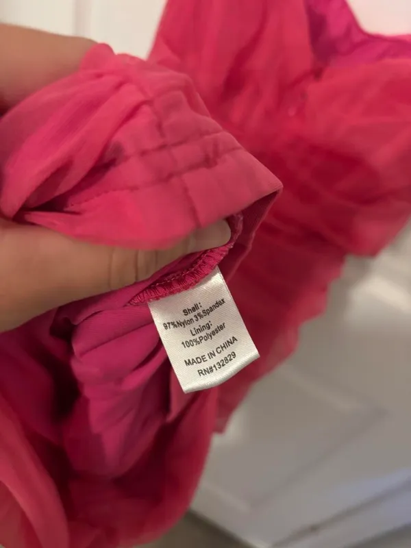 Revolve Superdown Sonya Bustier Mesh Strapless Dress in Pink - Image 5