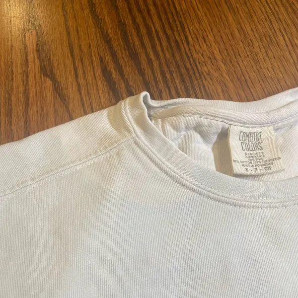 Comfort Colors Seaside Florida Baby Blue Crewneck Sweatshirt Size S (Flawed) - Image 6