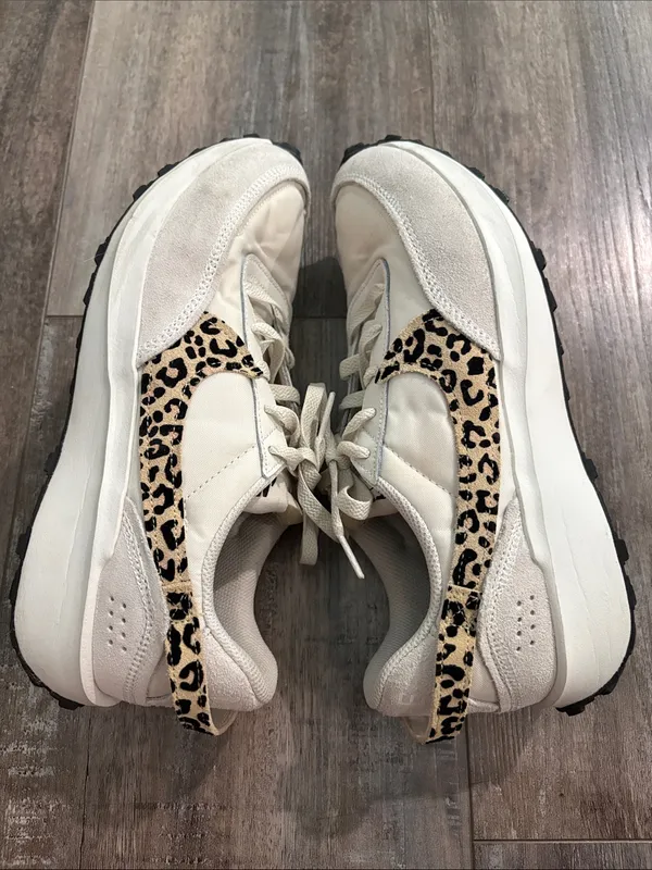 Nike Waffle Debut White Leopard Sneakers 9.5 - Image 11