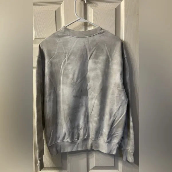 Journey World Tour Graphic Crewneck Pullover Sweatshirt Grey Tie Dye Size M - Image 2