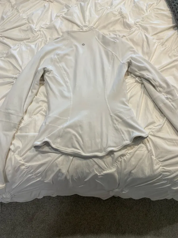 Lululemon Zip-Up White Jacket - Image 2