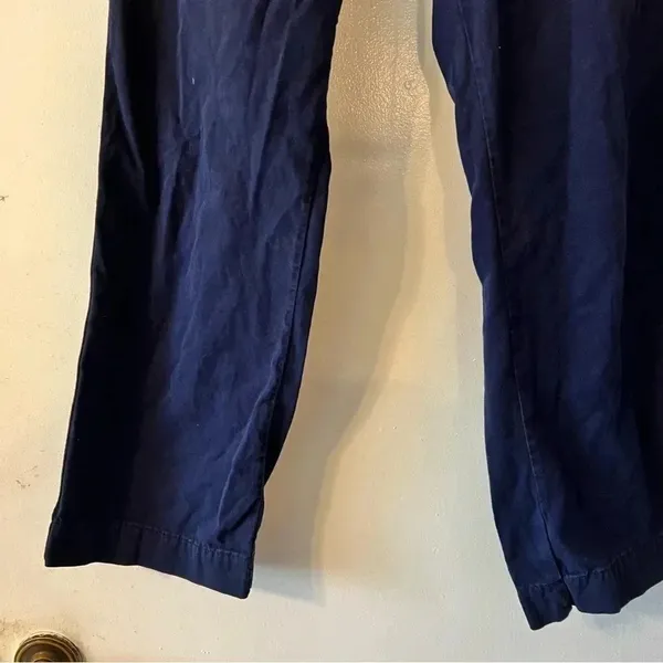Xirena Navy Blue Thatcher Pants Button Fly Straight Leg Relaxed XS Boyfriend - Image 5