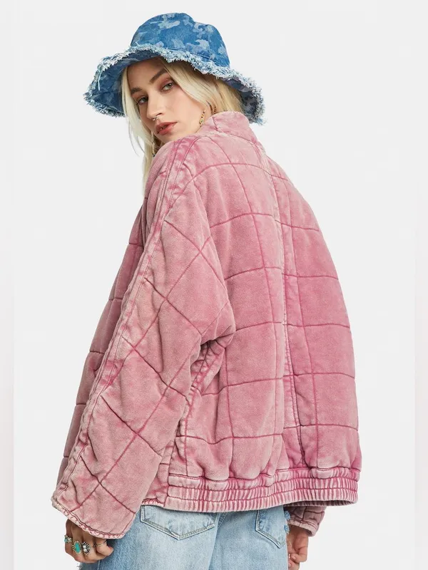 Free people Dolman Quilted Knit Jacket - Image 3