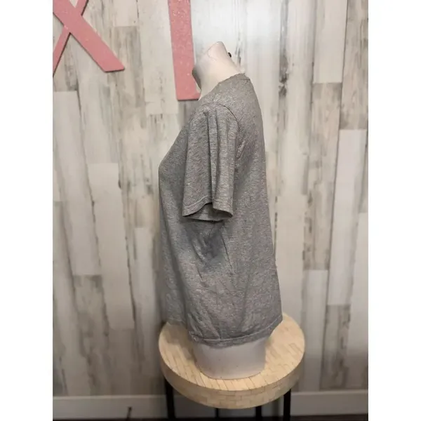 Cool Gray Short Sleeve Crewneck T-Shirt XL | Soft Cotton Blend Casual Tee - Image 3