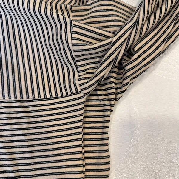 Free People Intimately Size-XS/T Lounge Top Seeing Stripes Cropped Slouch Henley - Image 12