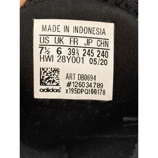 Adidas Cloudfoam‎ Pure Running Shoes Womens 7.5 Black White DB0694 Sneakers - Image 7
