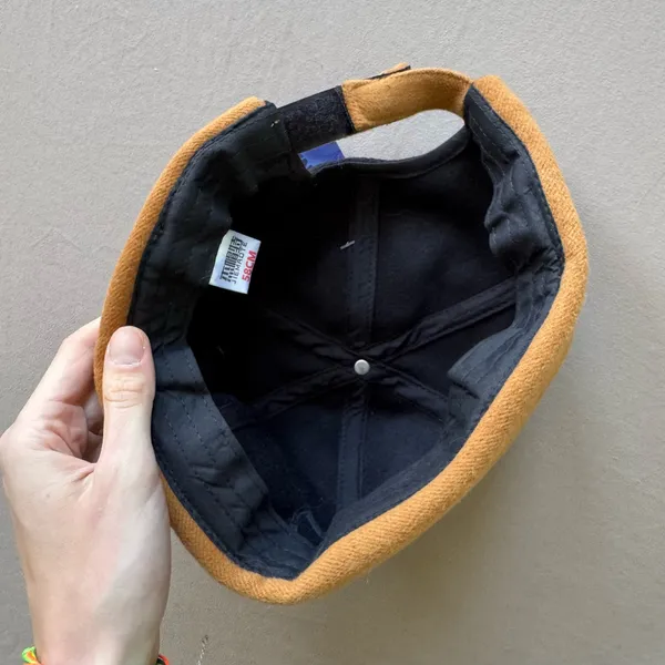 Black Kitty Cotton Docker Cap - Image 6