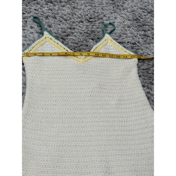 Universal Threads Women’s Crochet Knit Midi Dress Cream Summer Boho Beach Resortwear NWT Size M - Image 11