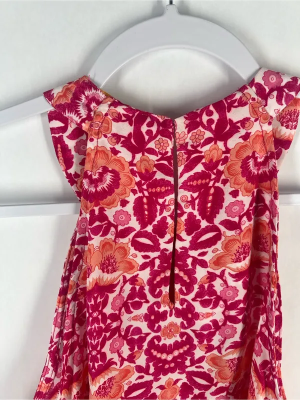 Lucy & Laurel Pink Floral Halter Neck Sleeveless‎ Top - Image 10