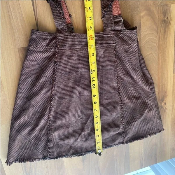 Free people Rowan‎ overall pinafore skirt brown 0 - Image 3