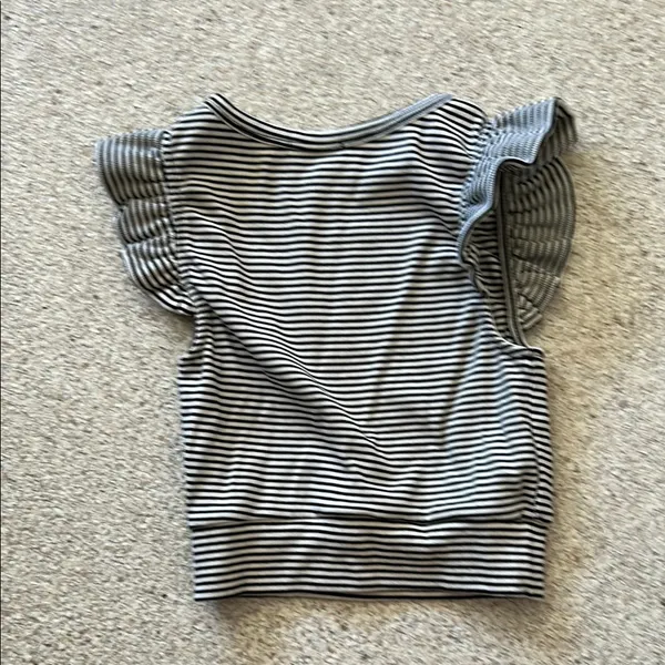 Storia Monochrome Striped Top - Image 4