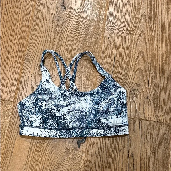 lululemon athletica energy wild wind Patterned Sports‎ Bra 10 - Image 3