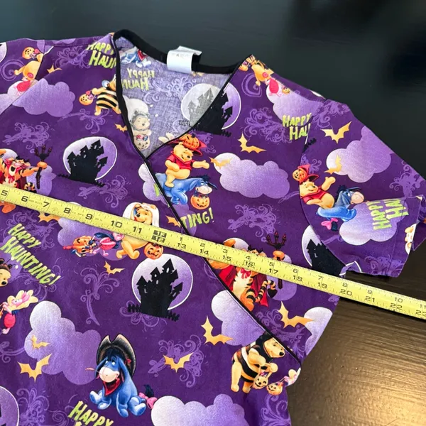 Disney Purple‎ Halloween Top Winnie the Pooh - Image 3
