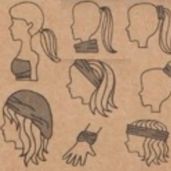 Wide Skeleton Head Headband - Image 3
