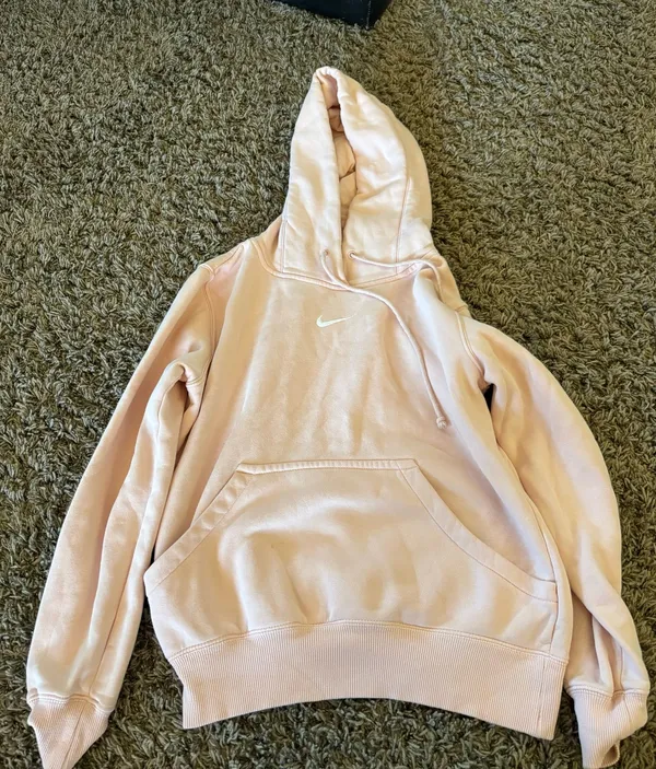 Pink Nike hoodie  - Image 2