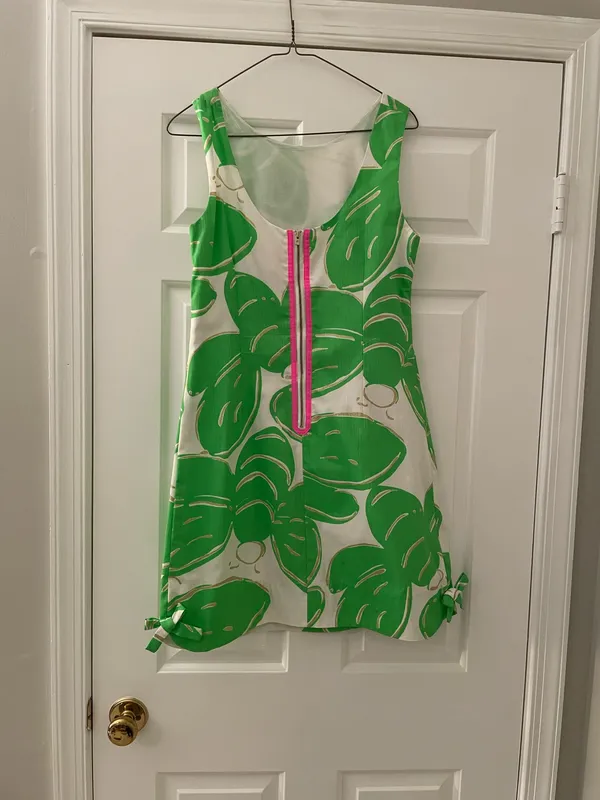 Lilly Pulitzer Dress Green Shift - Image 2