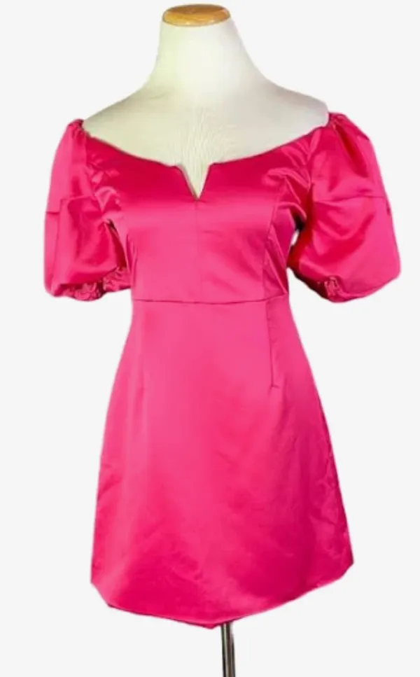 DO+BE Puff Sleeve Mini Dress - Image 3