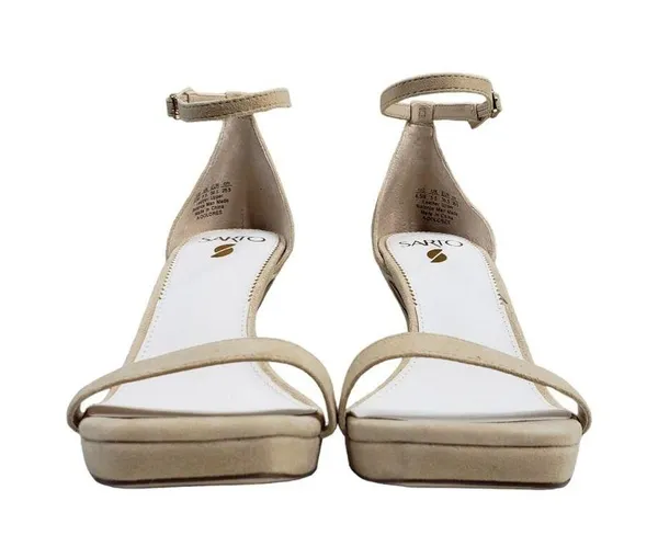 SARTO by Franco Sarto Womens 8.5 Dolores Ankle Strap Leather Sandal NEW - Image 4