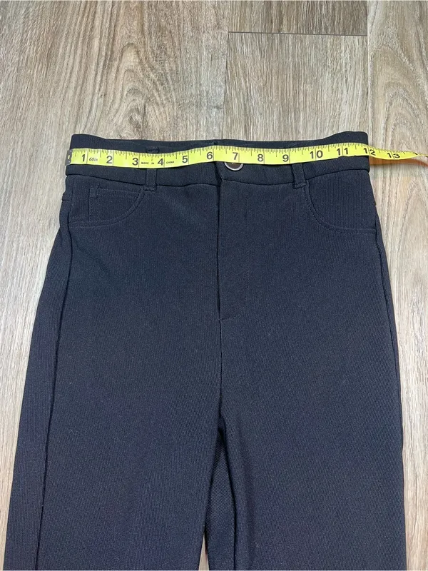 Zara Black Boot-Cut Flare Pants - Image 3