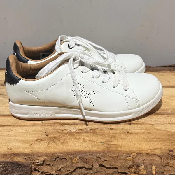 KURU Roam Classic leather sport sneakers white‎ NEW 7.5 A34 - Image 7
