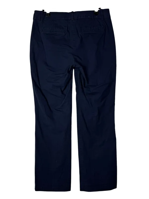 J. Crew Petite Navy Blue Addison City Fit Straight Leg Chino Dress Pant 4S - Image 2
