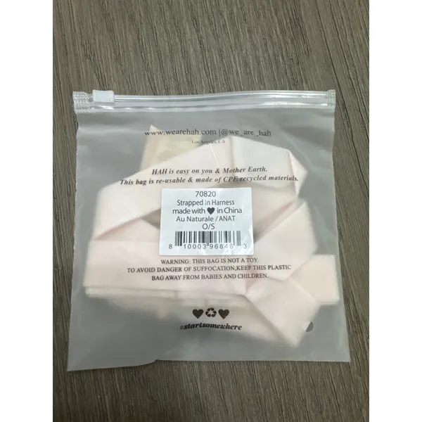 We Are Hah x Free People, Women's Strapped Harness, Au Naturale, NWT - Image 3
