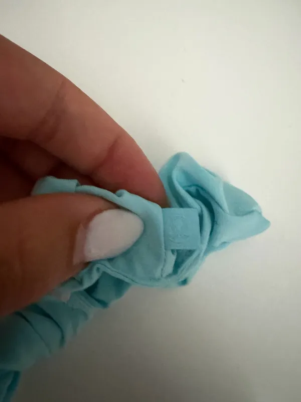 Lululemon Blue scrunchie with tie detail - Image 2