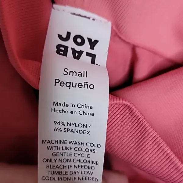 JoyLab pull on pink leggings workout gym running training pants sz Small - Image 6
