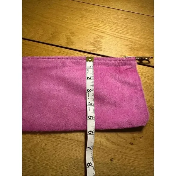 Paule Ka purple pink animal hair clutch - Image 7