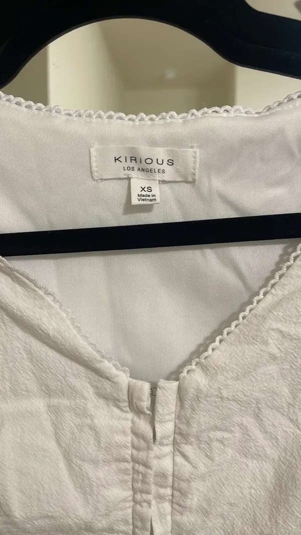 Kirious White Boho Corset Top - Image 4