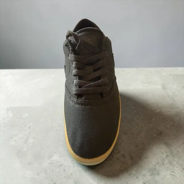 Nike Women's Black Canvas Sneakers with Gum Sole - Image 3