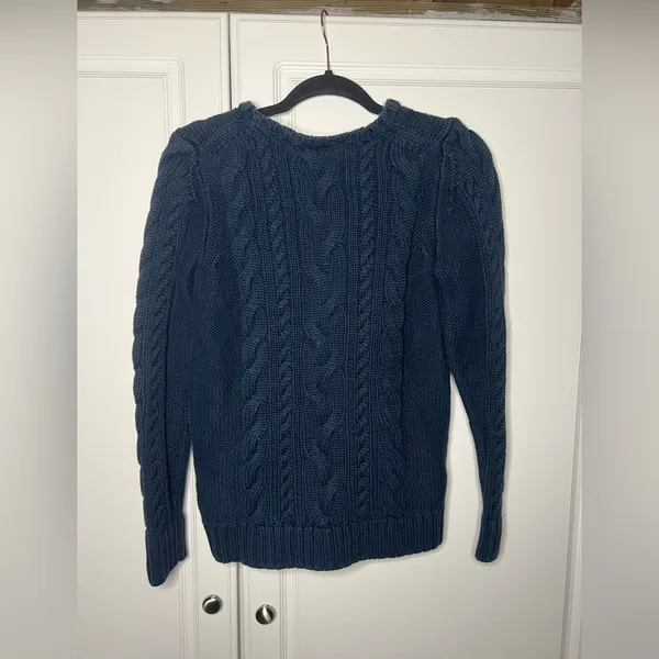 L.L. Bean Heritage Cotton Cableknit Fisherman Sweater - Image 7