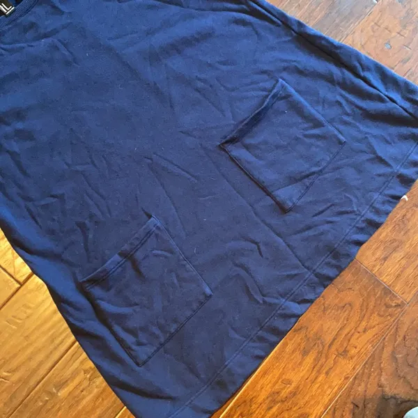 Forever 21 Oversized T-Shirt/Dress Dark Blue Size Medium - Image 4