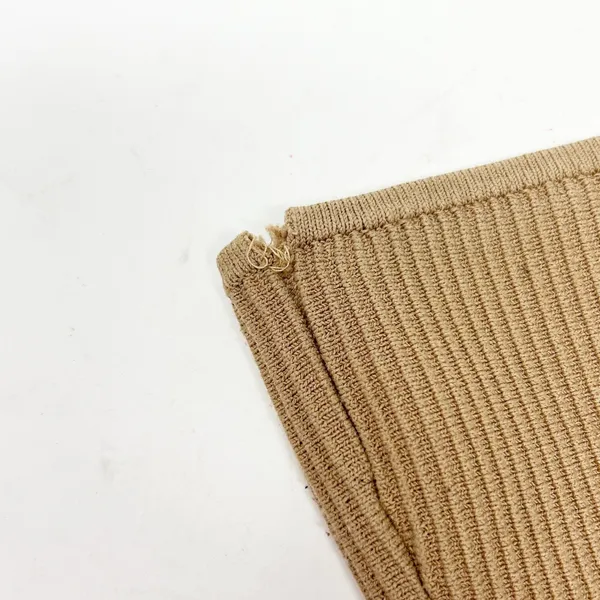 Aritzia‎ Babaton Ribbed Sculpt Knit Essamba Tube Top Honey Beige Womens Size M - Image 7