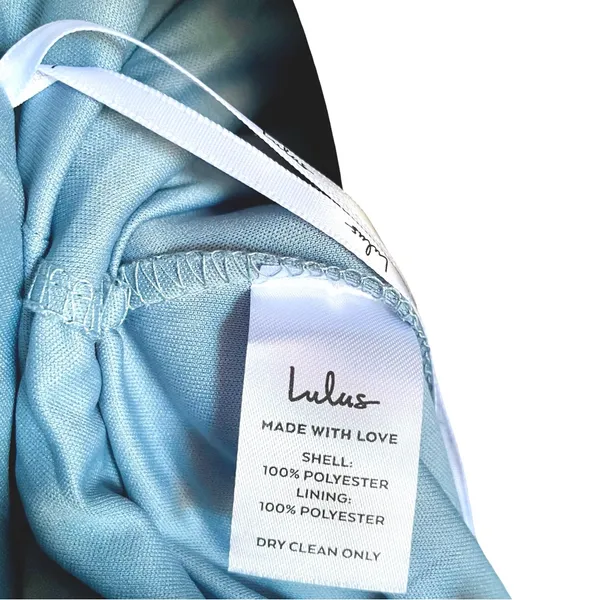 NWT Lulus Heavenly Hues Light Blue Maxi Dress Size Small - Image 6