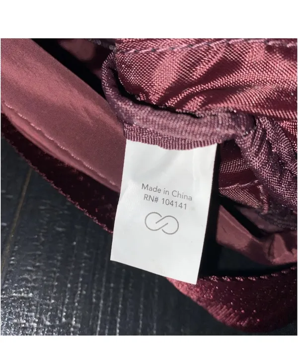 CALIA by Carrie Underwood Women's Sling Belt Bag Maroon Burgundy - Image 12