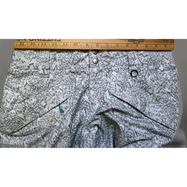 Patagonia Ski Pants RECCO Women's Teal Gray Size 30" Flaws To Leg Cuffs - Image 7